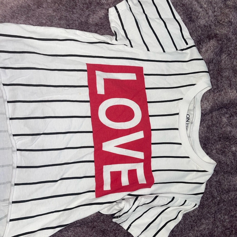 Stripped crop top